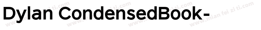 Dylan CondensedBook字体转换
